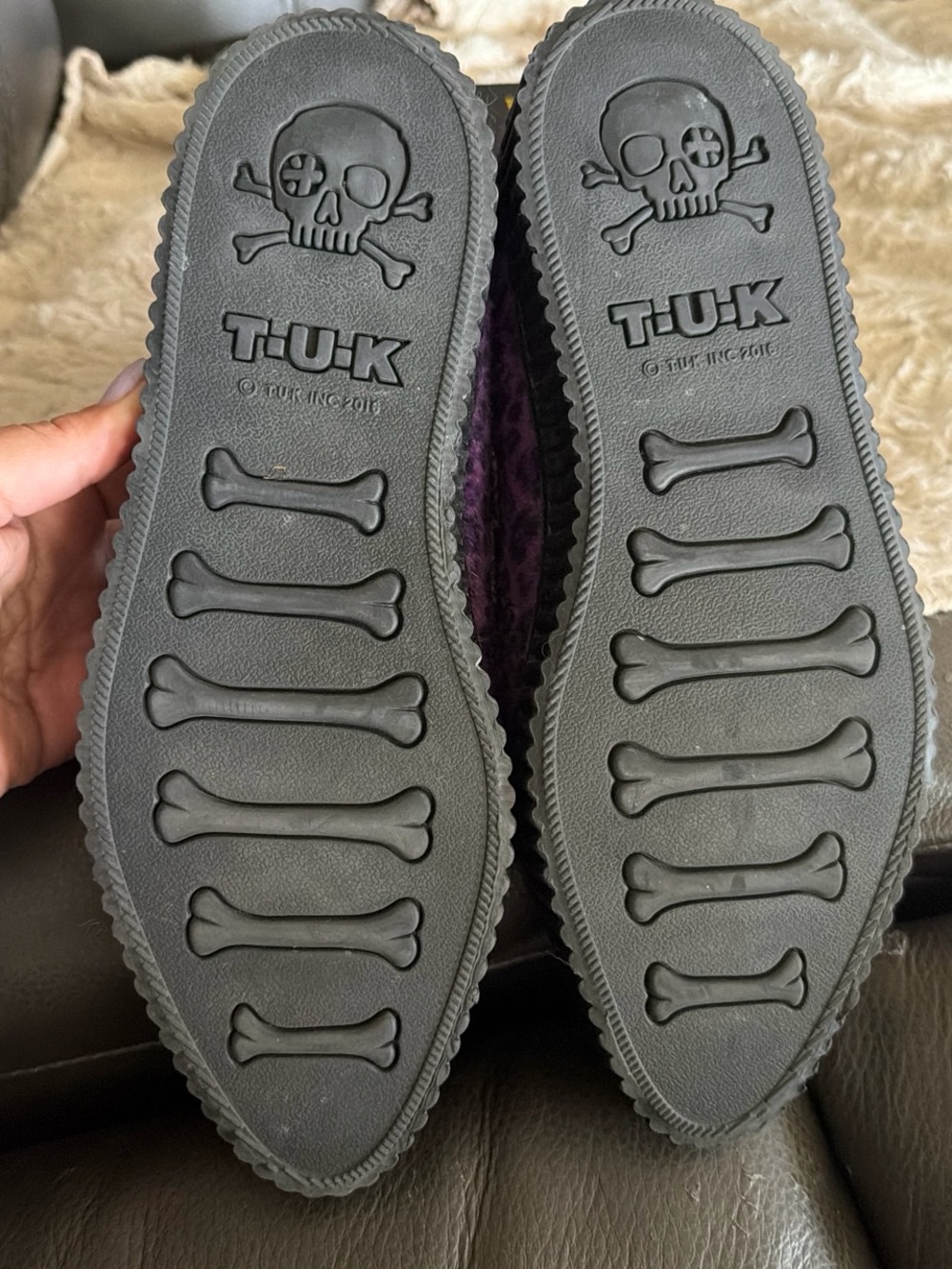 tuk Purple Leopard Print Mary Janes - Picture 5 of 6